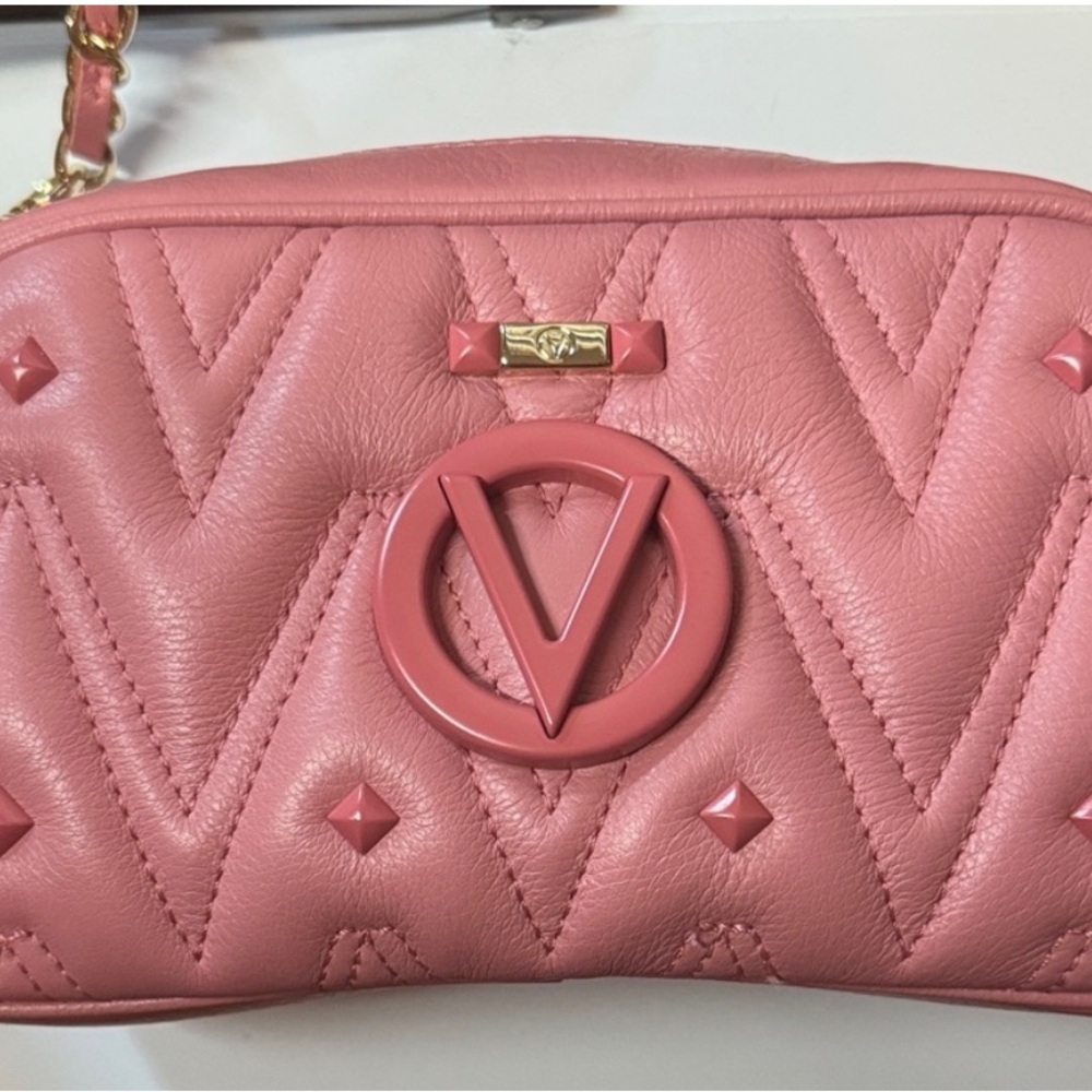 MARIO VALENTINO LEATHER HANDBAG NWT - Picture 3 of 6